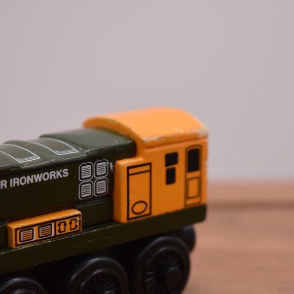 Iron Bert Sodor Ironworks Thomas & Friends Wooden Railway Train Tank Engine 2003 - Picture 3 of 8